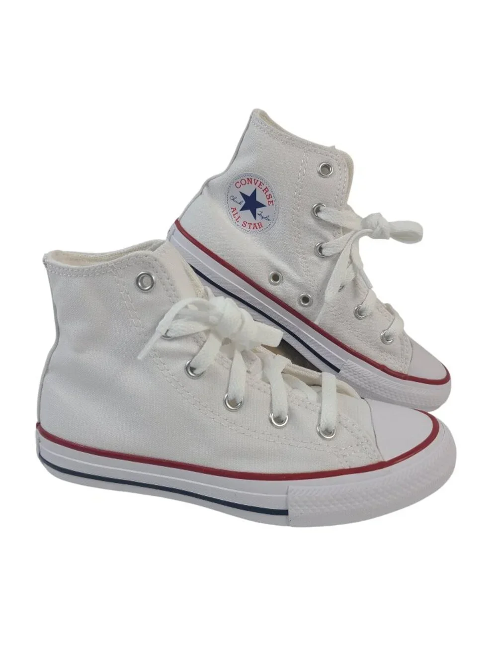 NEW Converse Youth Chuck Taylor All Star High-Top Sneakers Optical White Size 1